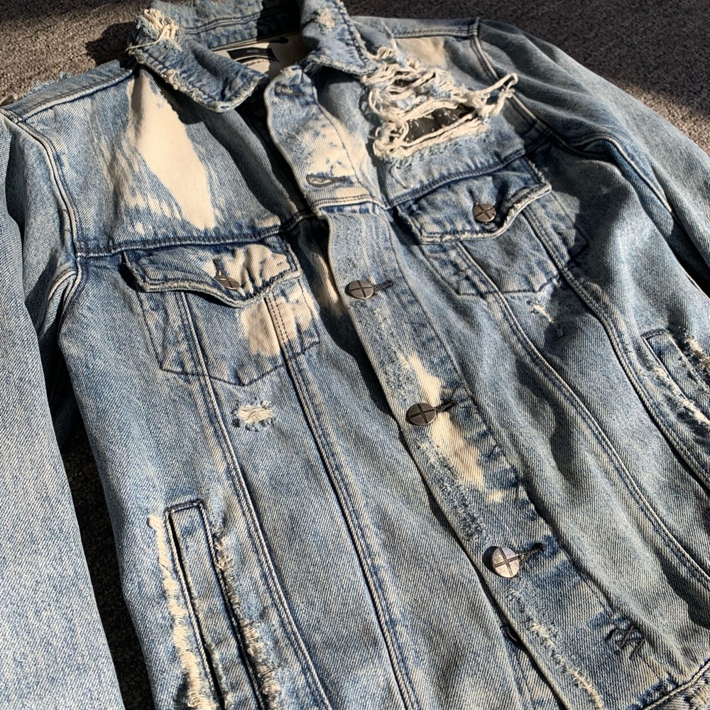 Ksubi Distressed Denim Jacket